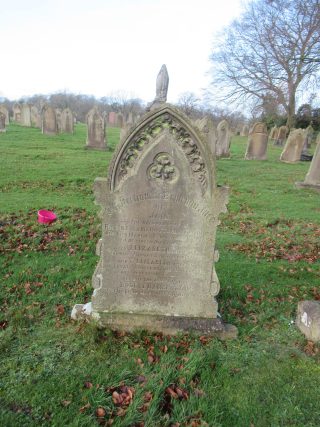 Robert Ramsbottom grave in Clitheroe
