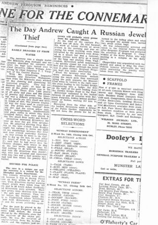 The End of the Connemara Bus Galway Observer Oct 17th 1964 | Gerry D'Arcy
