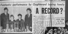Press cutting 1970. Boxing, the Lee brothers 