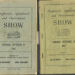 Oughterard Agricultural and Horticultural Show covers. 1962-1963