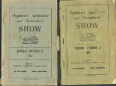 Oughterard Agricultural and Horticultural Show covers. 1962-1963