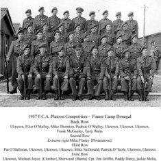 F.C.A. Platoon Competition 1957