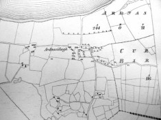 Map c.1800. Detail, Ardnasillagh