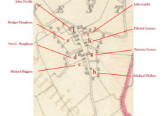 Townland map 1849. Detail Canrawer West