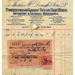 Shop receipt Thomas McDonagh 1915. Thomas Lyons, Tullaboy