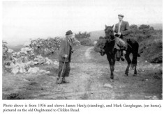 James Healy and Mark Geoghegan on the Old Clifden Road