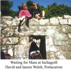 David and Lauren Walsh, Inchagoill island