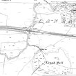 Map 1898. Detail, Canrawer and railway line