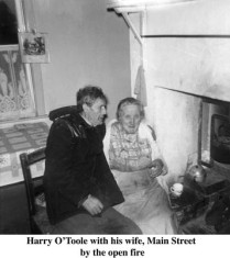 Harry O'Toole and his wife, Main Street, Oughterard