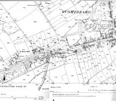 Map 1890. Detail, Oughterard