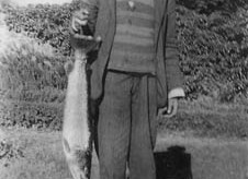 Fisherman with his catch c.1930