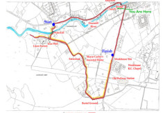Heritage Walk map. Cregg and Canrawar