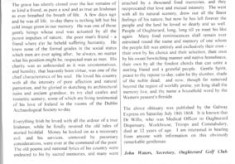 Oughterard Newsletter. 1868 Obituary of Dr. Willis republished