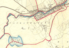 Townland map Canrawar, Oughterard c.1859