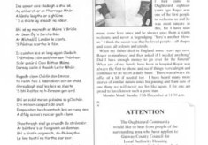 Oughterard Newsletter 1999 Tribute to Roger Finnerty
