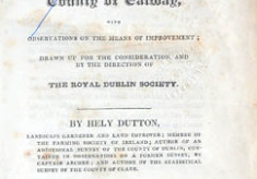 Statistical and Agricultural Survey of County Galway 1824. Hely Dutton