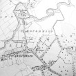 Map of Oughterard c.1825