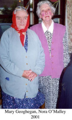 Mary Geoghegan and Nora O'Malley