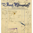 Shop receipt Frank McDonagh 1916. Thomas Lyons, Tullaboy