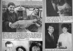 Press cutting 1991. Mick Molloy, Mary Kyne, Michael and Paul Donnellan