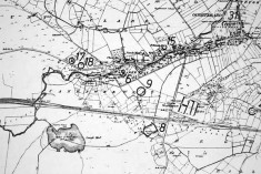 Monument map 1930. Detail, Clareville