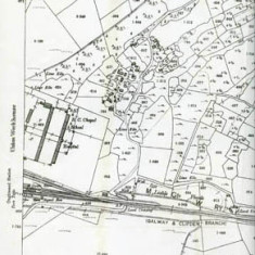 Map 1898. Detail, Oughterard Poor law Union Workhouse