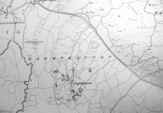 Map c.1800. Detail, Laghtgannon