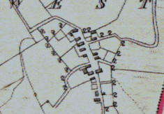 Townland map c.1859. Detail, Canrawer West