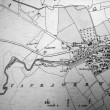 Map c.1800. Detail, Canrawer West