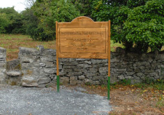 Oughterard Poor law Union workhouse Signage