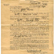 Notice of  old age pension allowance 1936. Peter Melia, Derrylaura