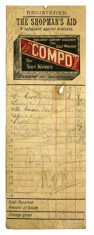 Shop receipt c.1910