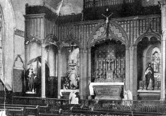 Interior of The immaculate Conception Parish church, Oughterard