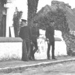 R.I.C. Officers, at Door of Barracks, Camp Street, Oughterard