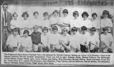Press cutting 1974. Oughterard Boys School Football Team