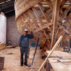 Tommy Mallon, Camp Street. Boat builder c.1980
