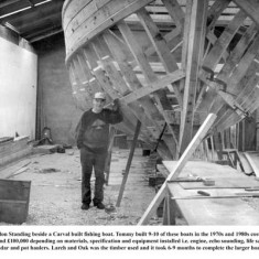 Tommy Mallon, Camp Street. Boat builder c.1980
