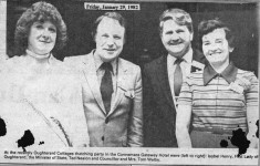 Press cutting 1982 Connemara Gateway Hotel