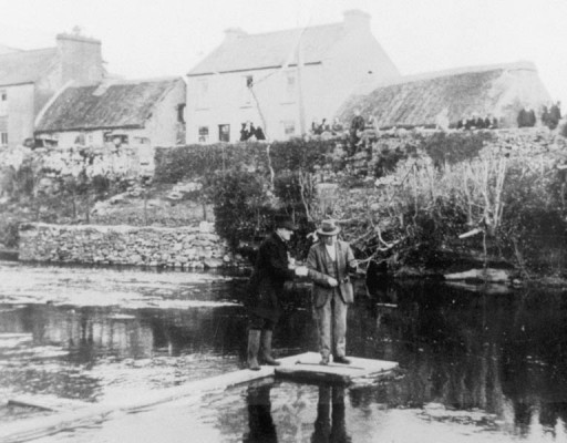 Fishing at the bridge, Oughterard