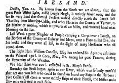 Loss of life on the ice covered Lough - January 1739