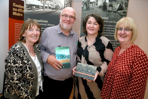 Professor Christine Kinealy, Dr. Gerard Moran, Councillor Eileen Mannion & Antoinette Lydon at the Carna Conference