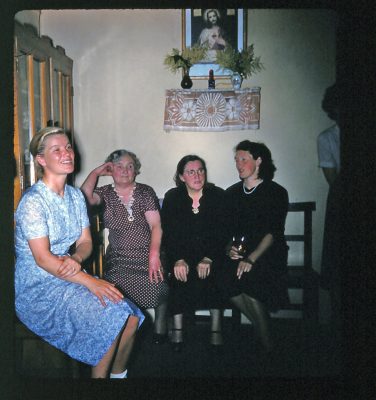 Barbara and Party goers at the Kelly's Nora Molloy Tierney, Barnagurteeney on the right