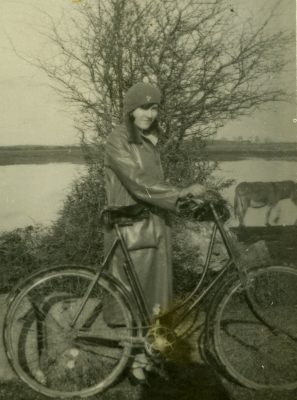 Unknown Girl with bicycle | Padraig Faherty