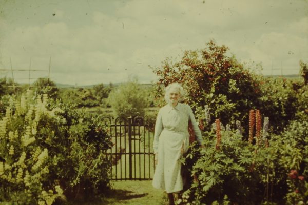 Bridget 'Mod' (Fahy) O'Connor in her back garden in camp street (circa mid 1960s) | Padraig Faherty