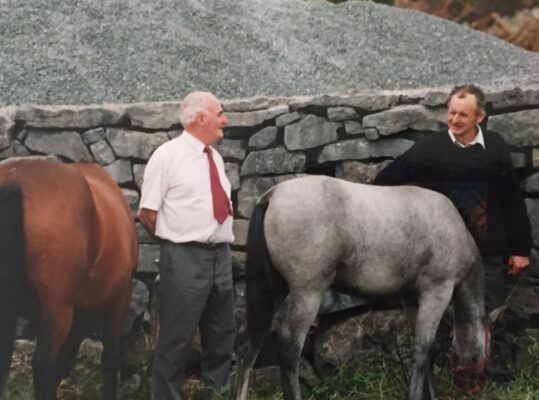 Two men that loved the Show. The late Sean Conneely Main St & Tommy McGauley Tonwee.