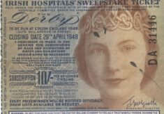 Irish Hospitals' Sweepstake Ticket April 1948