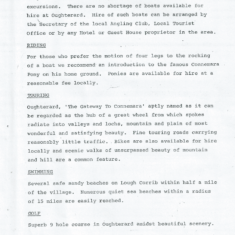 Hospitality Brochure 1970's