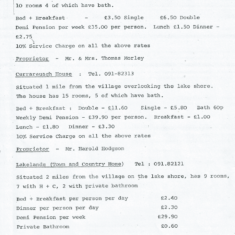 Hospitality Brochure 1970's