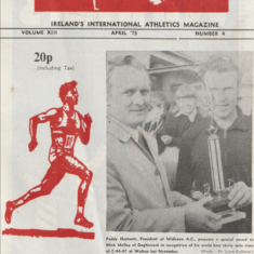 Mick Molloy on the cover of Marathon Magazine April 1975