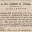 A Just Decision in Ireland - A Good Landlord